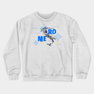 Colorful Rome Crewneck Sweatshirt